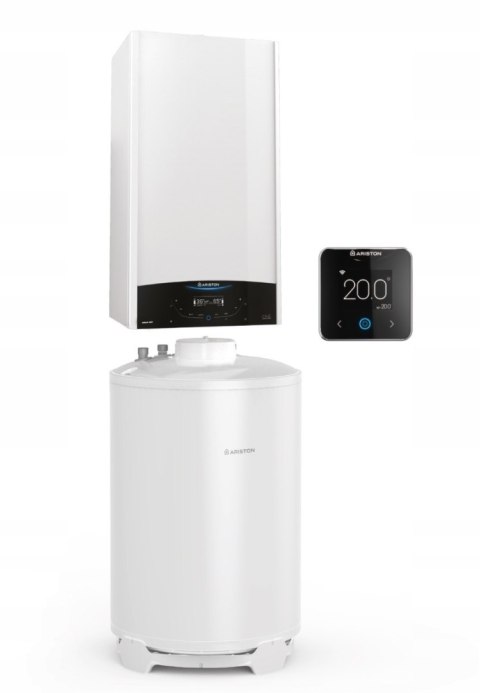 Pakiet Kocioł GENUS ONE SYSTEM 24 zasobnik BCH 120 termostat wi-fi Ariston