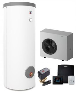 Pakiet MS Platinum 8 Pompa ciepła Heat 8 EVI/DC R32 Wymiennik 250L Zawór