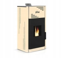 Piec kominek Ferroli Breta PRO stalowy na pellet 30 kW z płaszczem wodnym