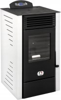 Piec kominek na pellet Italia California 8kw biały