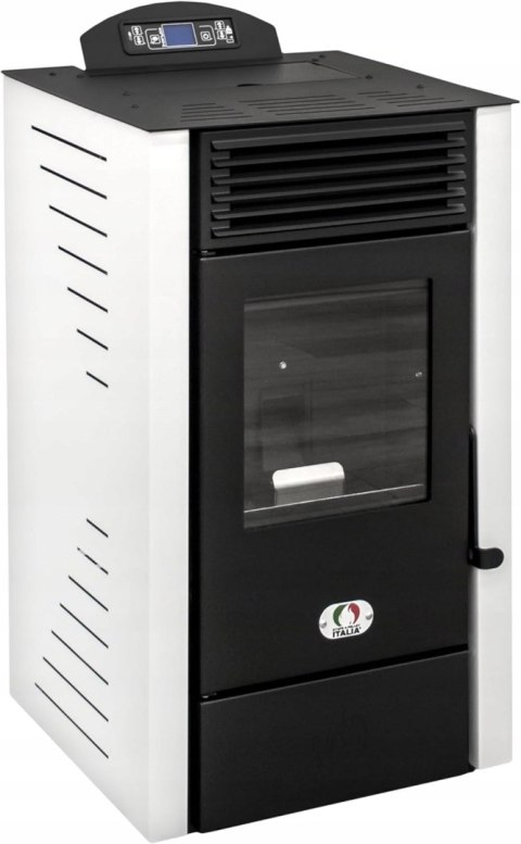Piec kominek na pellet Italia California 8kw biały