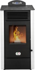Piec kominek na pellet Italia California 8kw biały