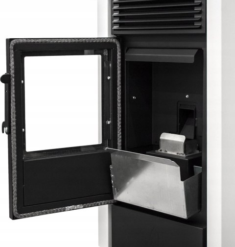 Piec kominek na pellet Italia California 8kw biały