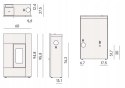 Piec na pellet Cadel Spirit 5,2 kW antracyt
