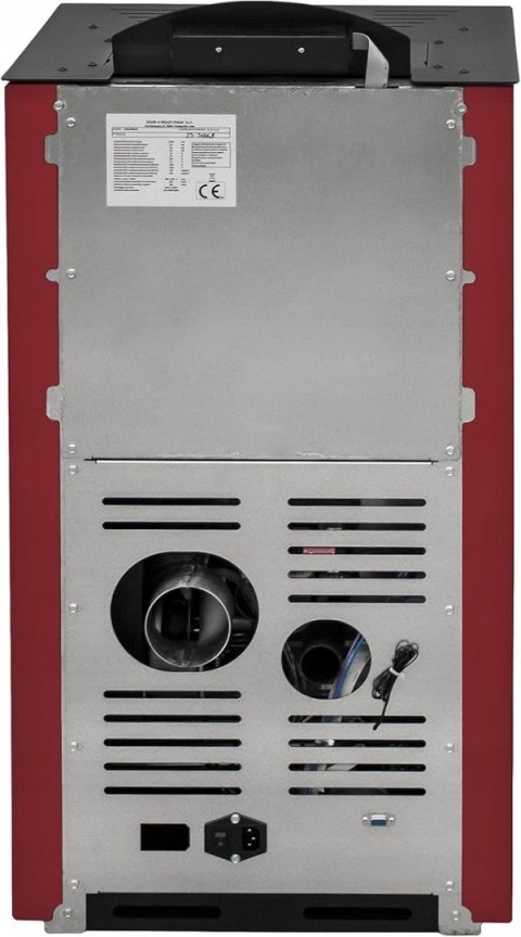 Piec na pellet California 8kw Italia klasa A+ bordowy