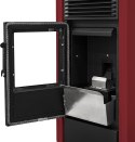 Piec na pellet California 8kw Italia klasa A+ bordowy