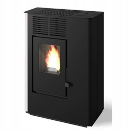 Piec piecyk kominek na pellet Eva Calor Nella 9 kW SLIM DGP biały