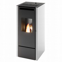 Piec piecyk na pellet Eva Calor Cinzia 11 kW z DGP biały