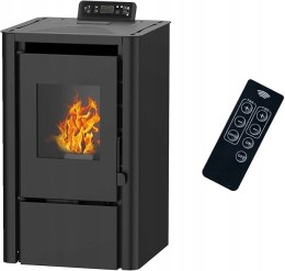 Piec powietrzny na pellet Sannover Anita 7,6 kW czarny