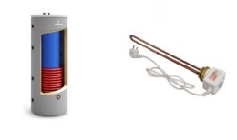 Zbiornik kombinowany akumulacji SG(K KUMULO 380/120l grzałka 2kW 1wężownica