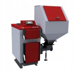 Kocioł piec na pellet Termo-Tech Pell-Duo 12 kW prawy 5 klasa