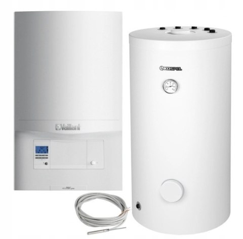 Pakiet kocioł Vaillant VC 246/5-3 25,9kW Zasobnik 120L Czujnik CWU