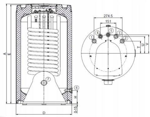 Zestaw Kocioł kondensacyjny Extra 24 Standard 125 99000249