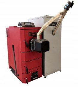Kocioł dwupaliwowy MPM Wood Pell 14 kW z zasobnikiem na pellet