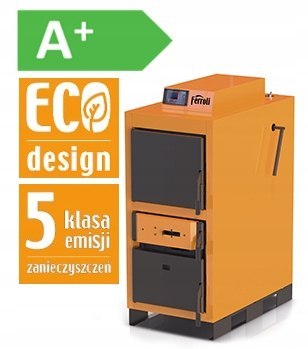 Kocioł, piec Ferroli stalowy zgazowujący drewno CGF PRO 50 kW