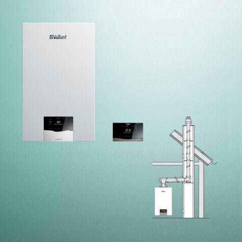 Piec Kocioł Vaillant dwufunkcyjny VCW 32CS/1-5 (N-PL) z regulatorem VRC 720