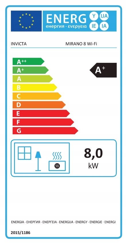 Piec Kocioł na pellet Mirano 8 KW Srebrny WiFi