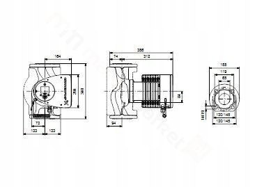 Bezdławnicowa pompa obiegowa MAGNA3 65-100 F 340 Grundfos 97924297